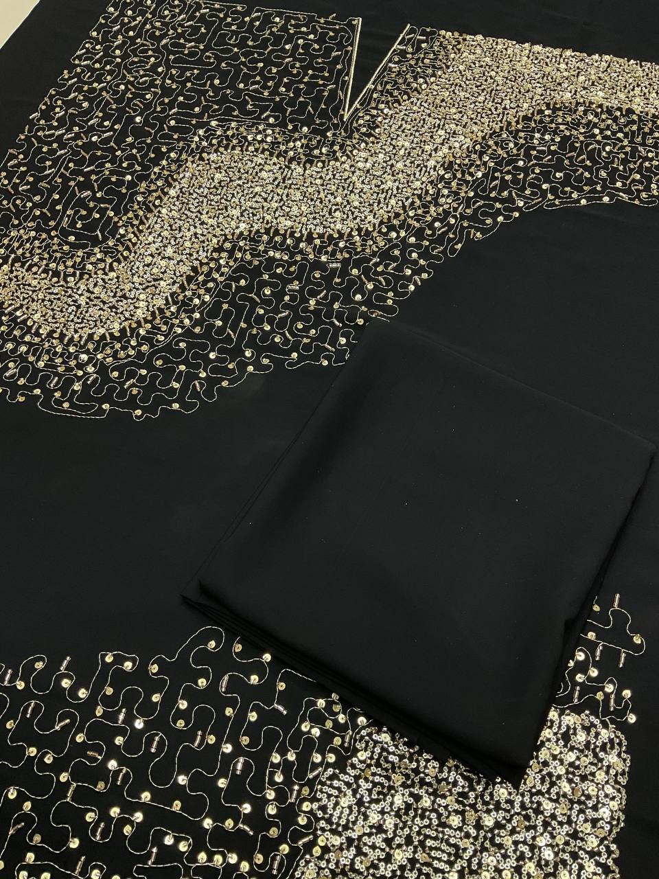 Black Embroidered Men Kurta 6 Black Embroidered Men Kurta - Image 6