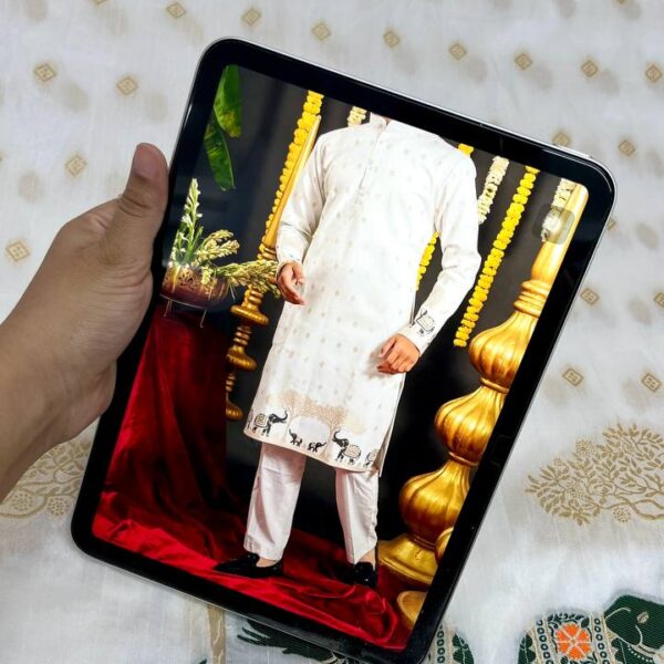 Embroidered Kurta For Men