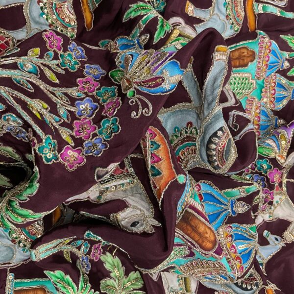 Viscose Natural Crepe Fabric