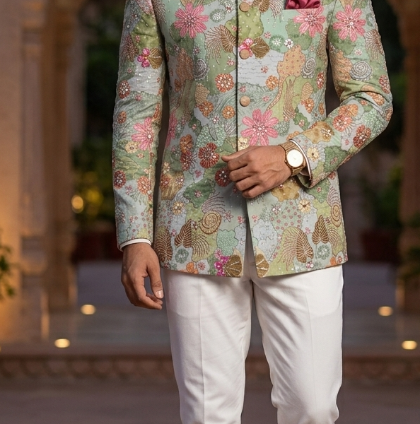 Wedding Wear Jodhpuri Fabric