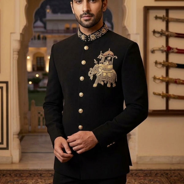 Luxury Bandhgala Suit