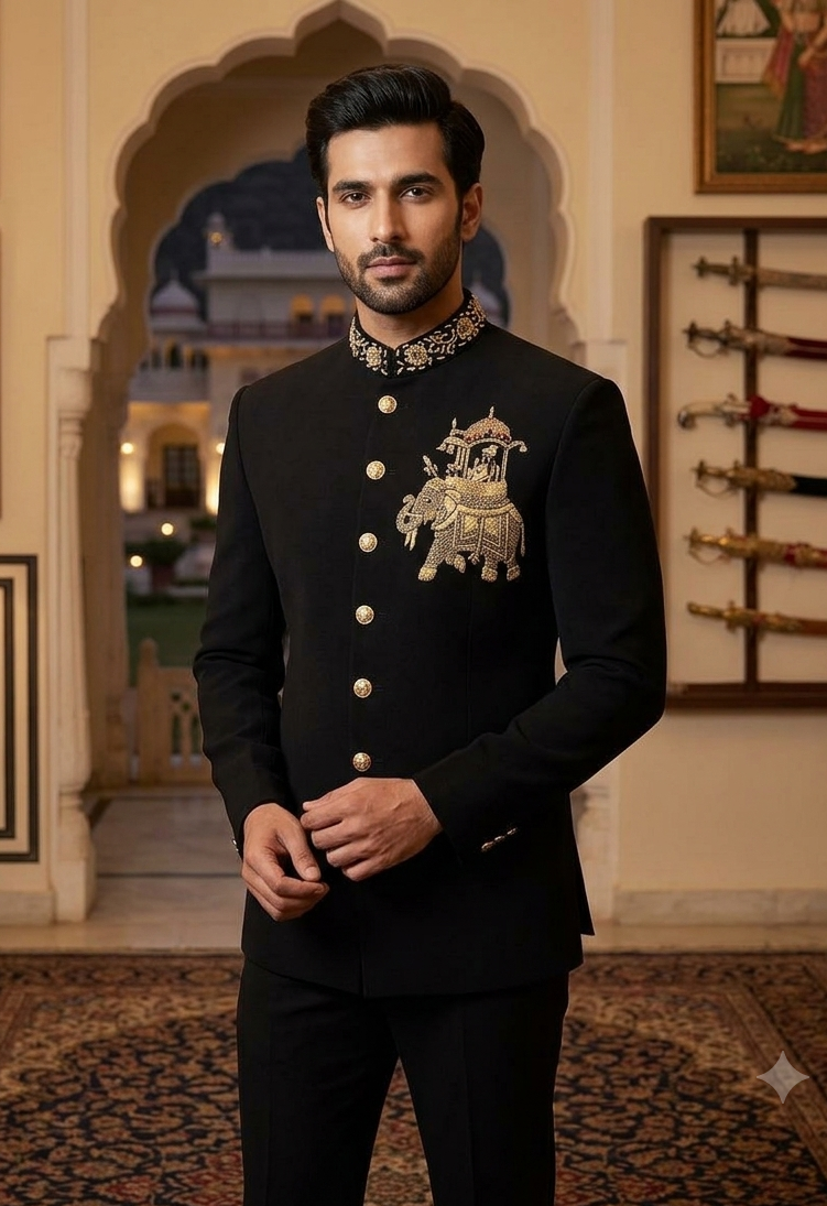 Luxury Bandhgala Suit