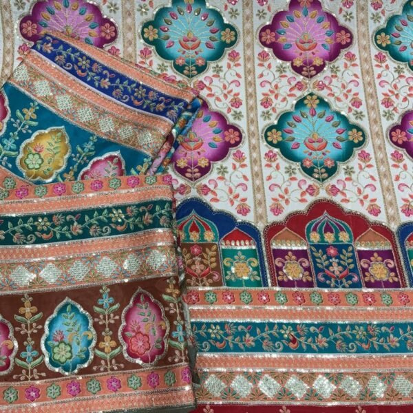 New Arrivals 35 Heavy Embroidered Position-Print Fabric