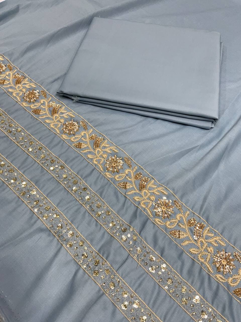 Embroidered Neck Work Kurta 7 Embroidered Neck Work Kurta - Image 7
