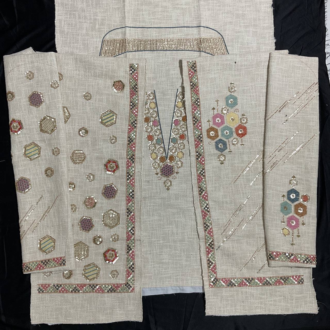 Men's Ethnic Open Jacket Set - 100% Exclusive & Stunning 5 Men's Ethnic Open Jacket Set - 100% Exclusive & Stunning - Image 5
