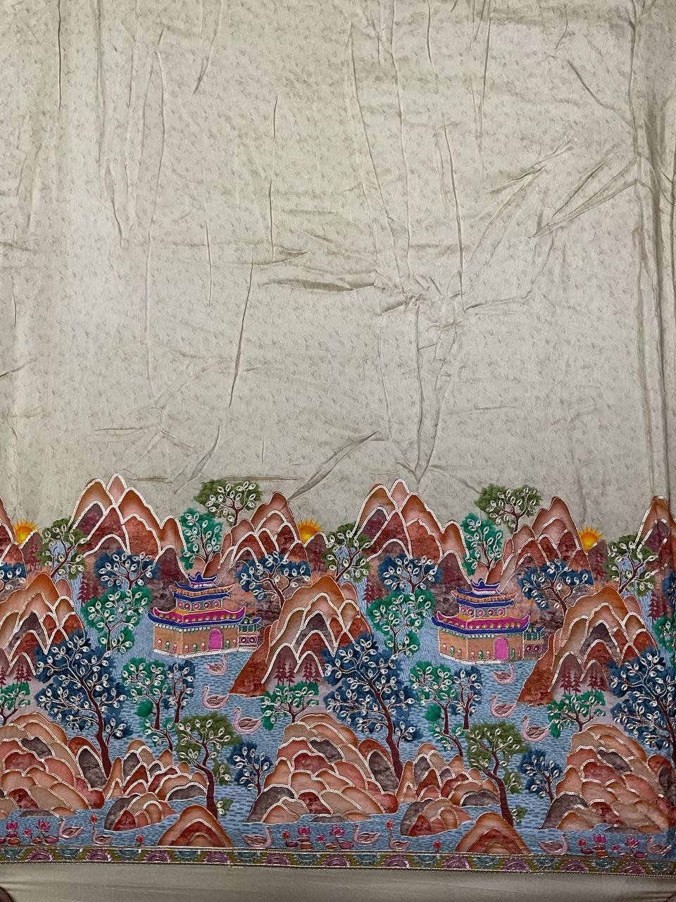Men's Ethnic Printed Kurta Fabric 6 Men's Ethnic Printed Kurta Fabric - Image 6