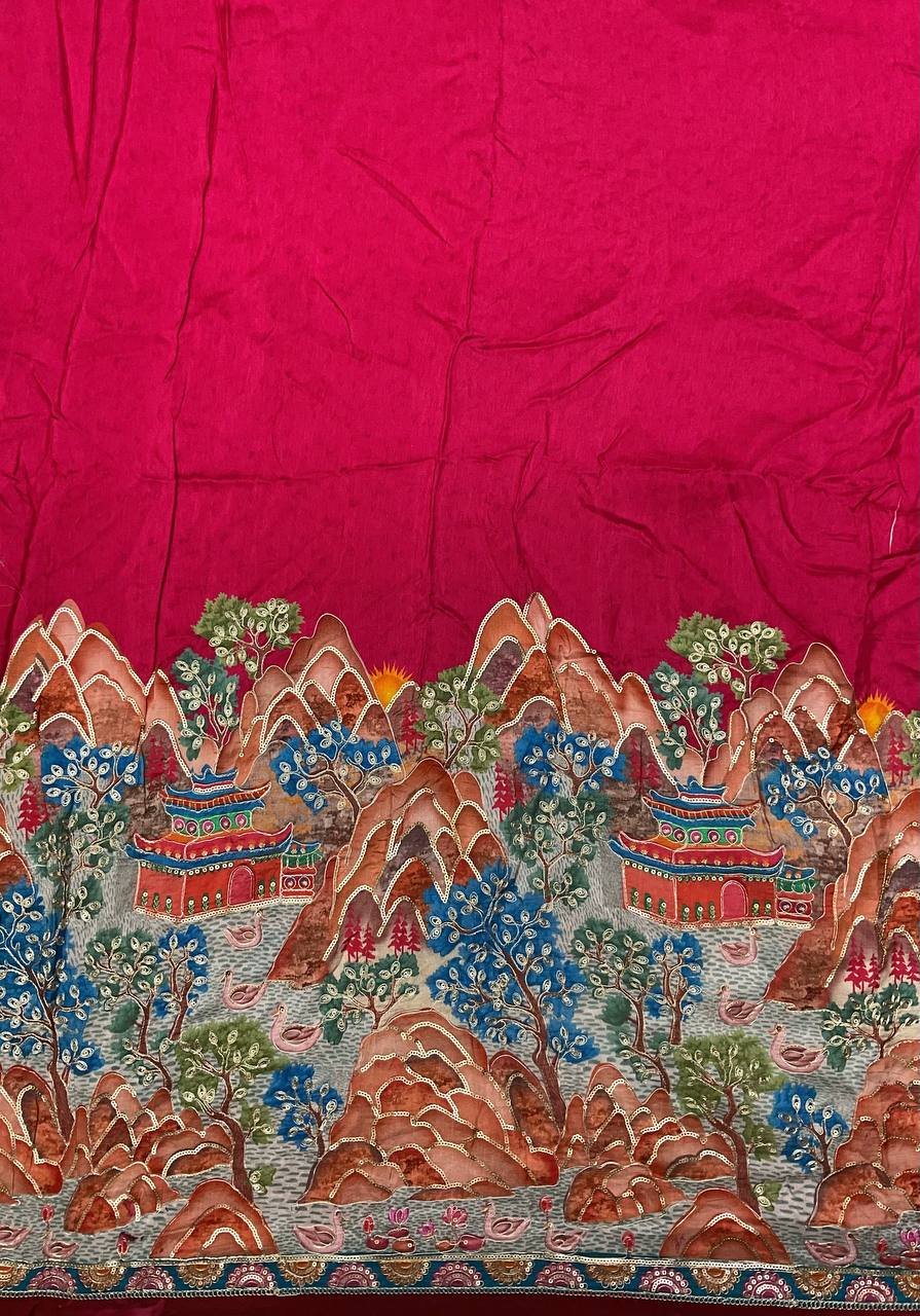 Men's Ethnic Printed Kurta Fabric 3 Men's Ethnic Printed Kurta Fabric - Image 3
