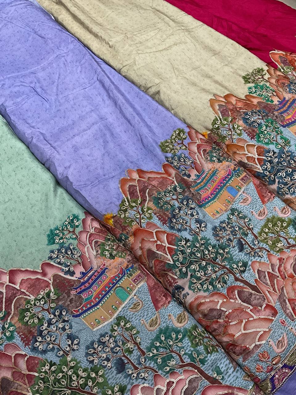 Men's Ethnic Printed Kurta Fabric 7 Men's Ethnic Printed Kurta Fabric - Image 7