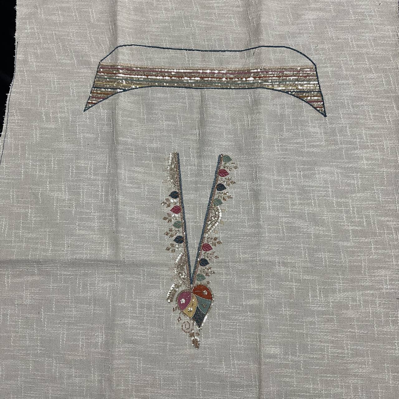 Designer Jute Cotton Embroidery Jacket - 100% Perfect & Exclusive 9 Designer Jute Cotton Embroidery Jacket - 100% Perfect & Exclusive - Image 9