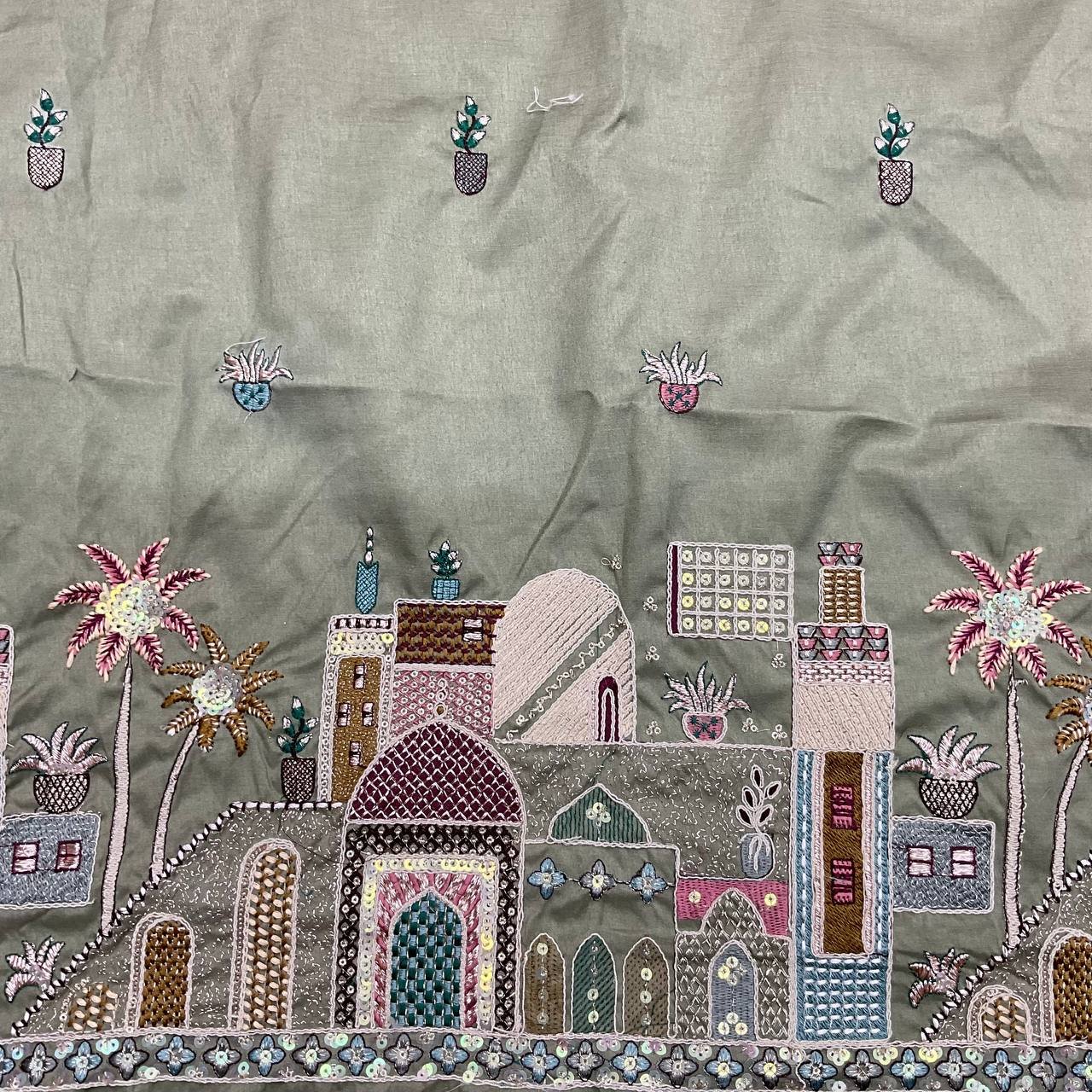 Embroidered Ethnic Fabric For Family Wear 7 Embroidered Ethnic Fabric For Family Wear - Image 7