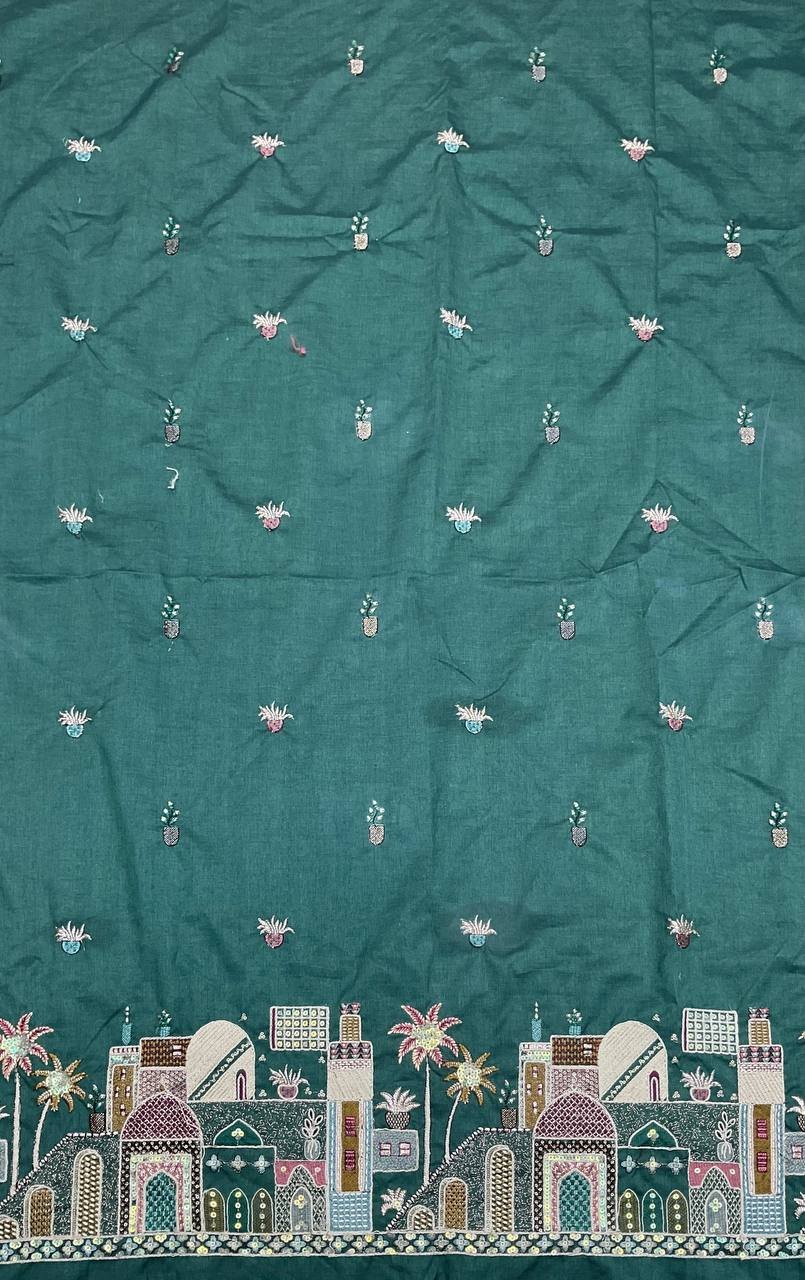 Embroidered Ethnic Fabric For Family Wear 5 Embroidered Ethnic Fabric For Family Wear - Image 5