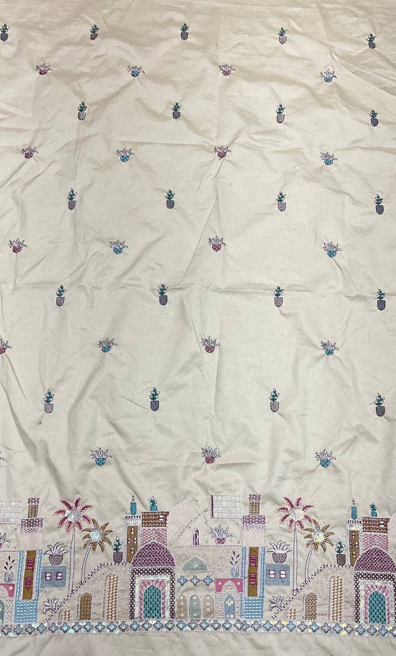 Embroidered Ethnic Fabric For Family Wear 4 Embroidered Ethnic Fabric For Family Wear - Image 4