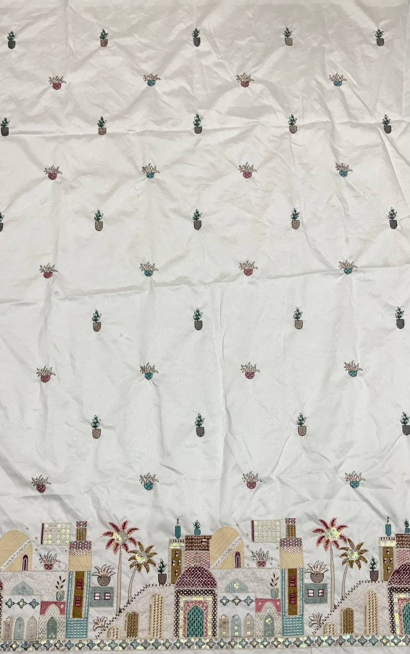 Embroidered Ethnic Fabric For Family Wear 6 Embroidered Ethnic Fabric For Family Wear - Image 6
