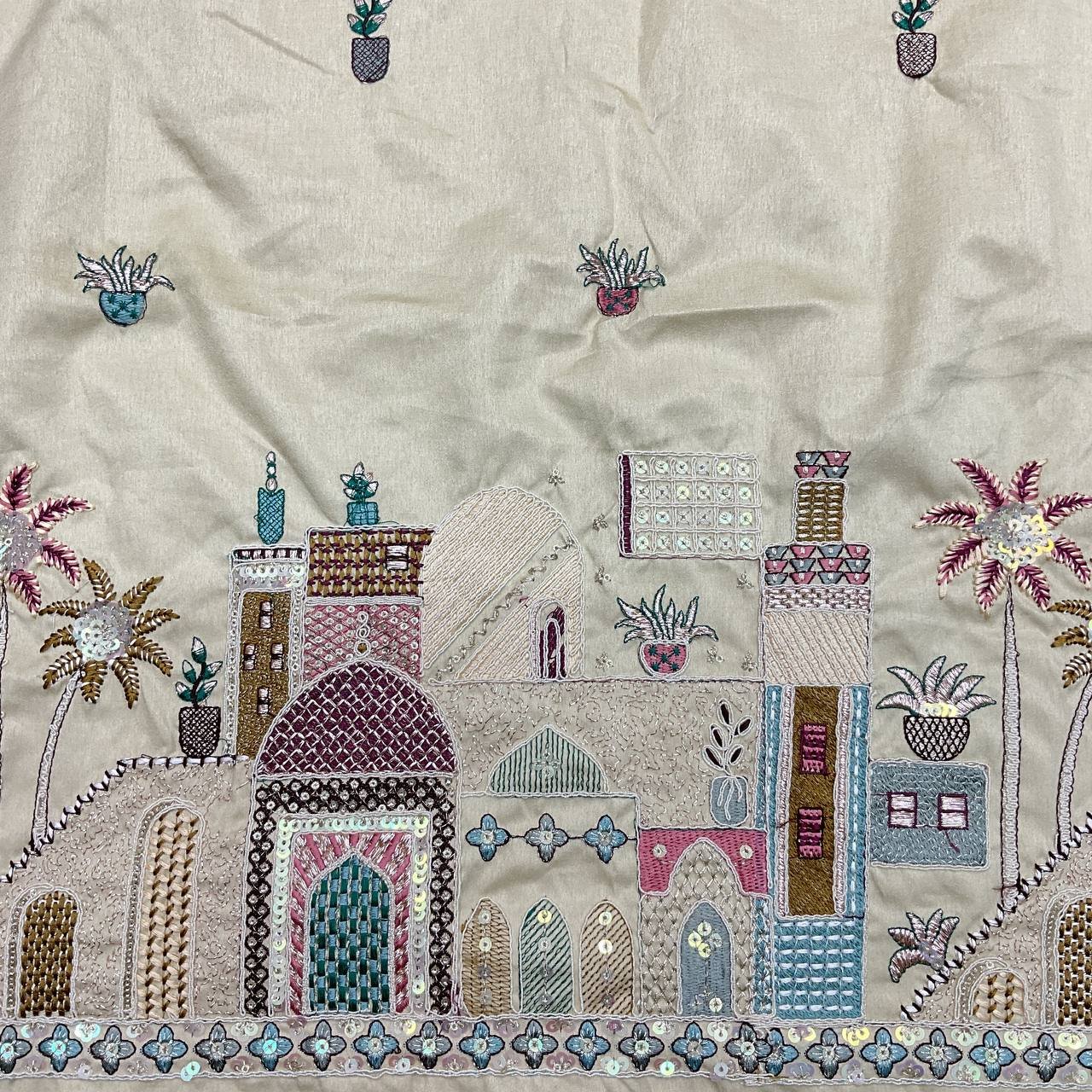 Embroidered Ethnic Fabric For Family Wear 8 Embroidered Ethnic Fabric For Family Wear - Image 8
