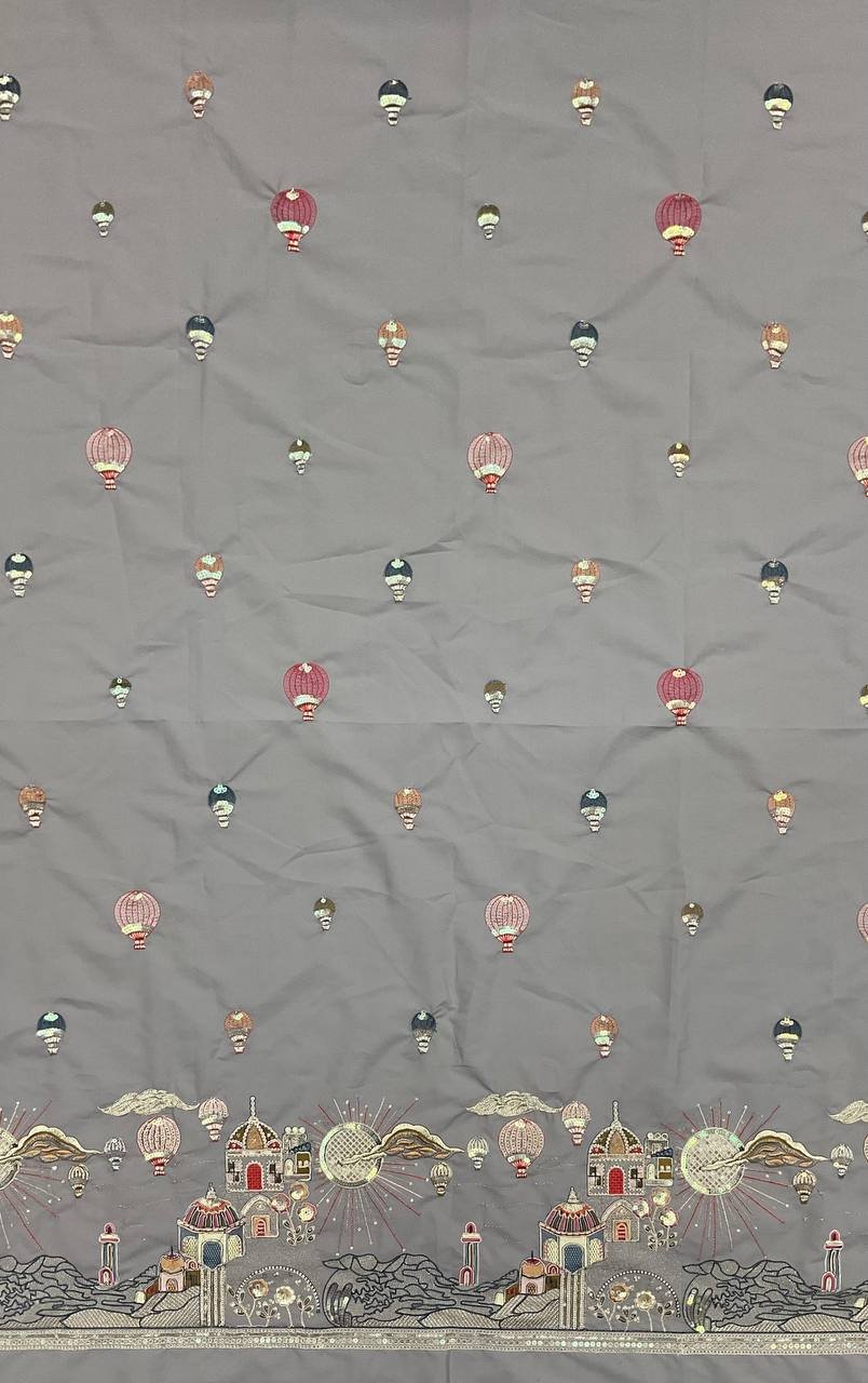 Black Kurta Fabric 3 Black Kurta Fabric - Image 3