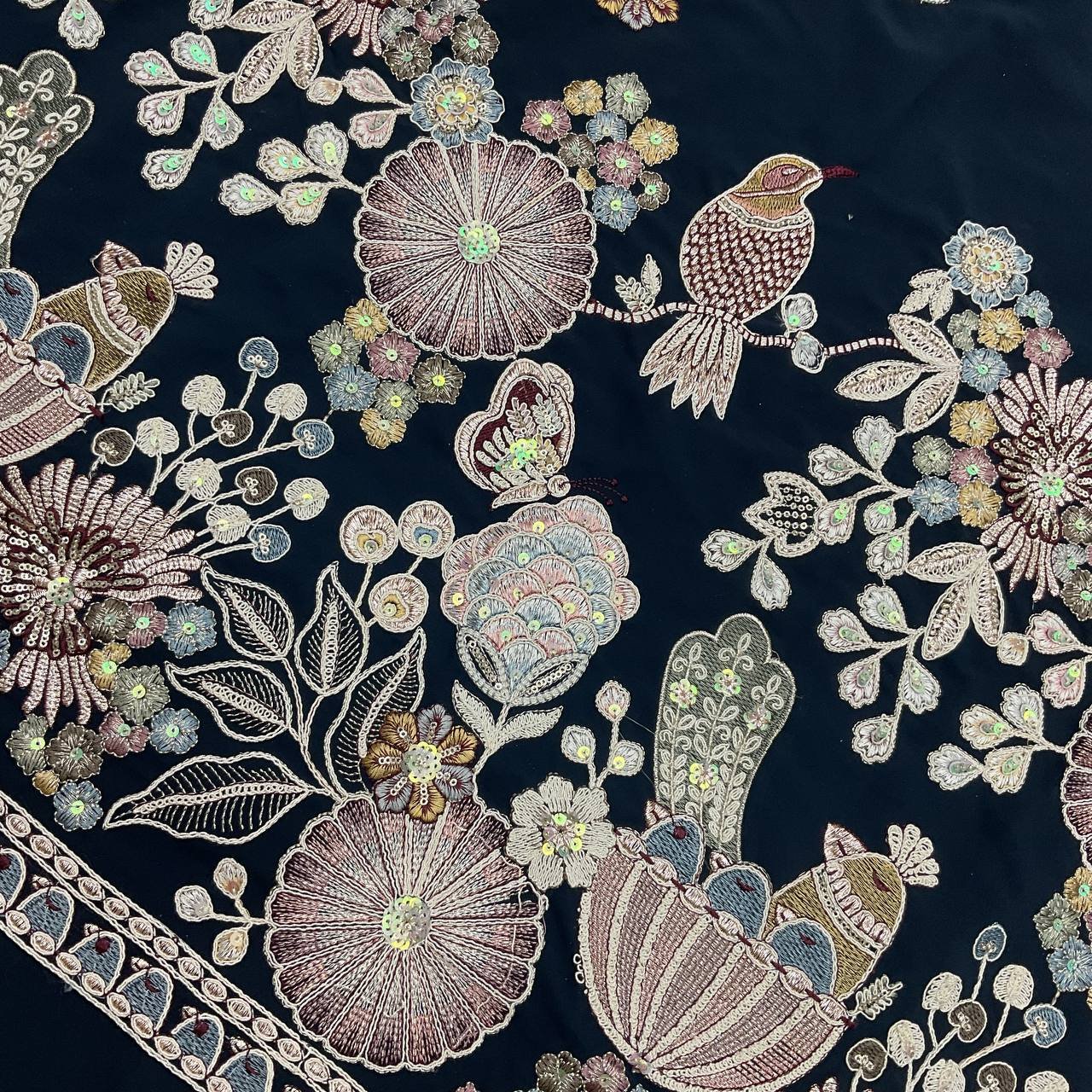 Ethnic Wear Embroidered Fabric 3 Ethnic Wear Embroidered Fabric - Image 3