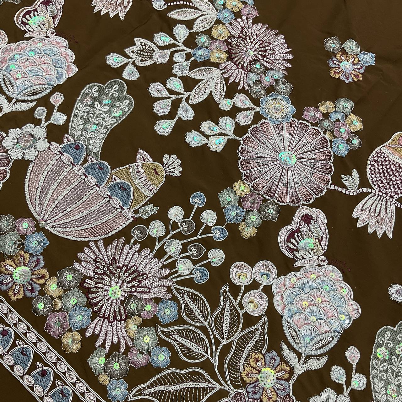 Ethnic Wear Embroidered Fabric 4 Ethnic Wear Embroidered Fabric - Image 4