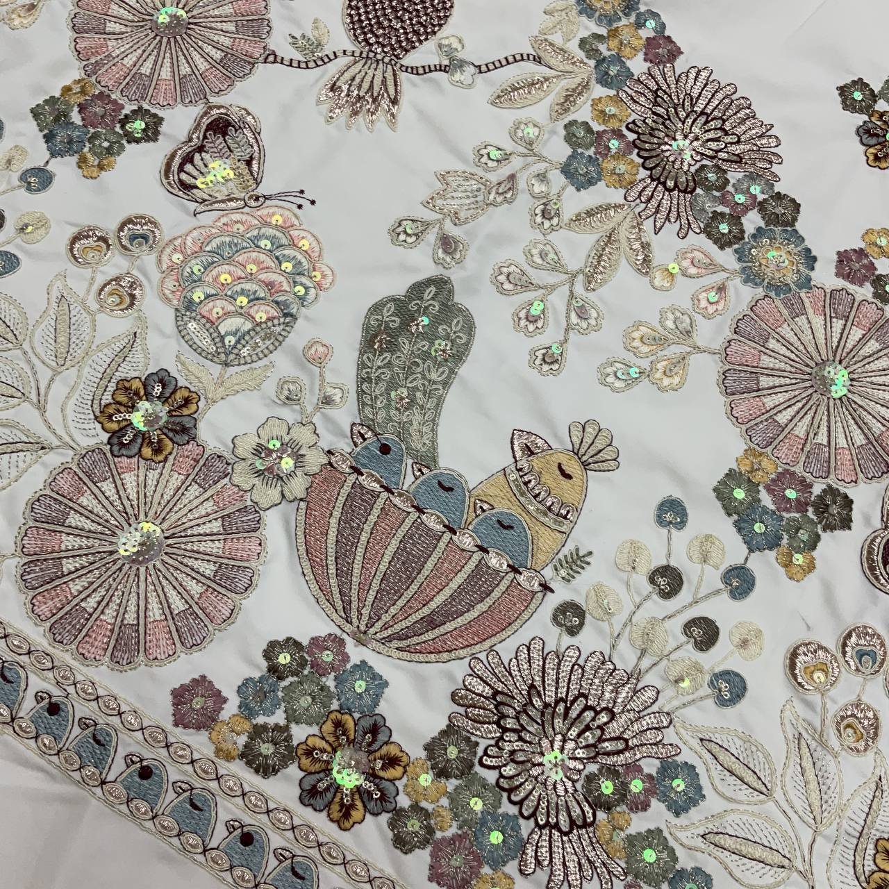 Ethnic Wear Embroidered Fabric 5 Ethnic Wear Embroidered Fabric - Image 5