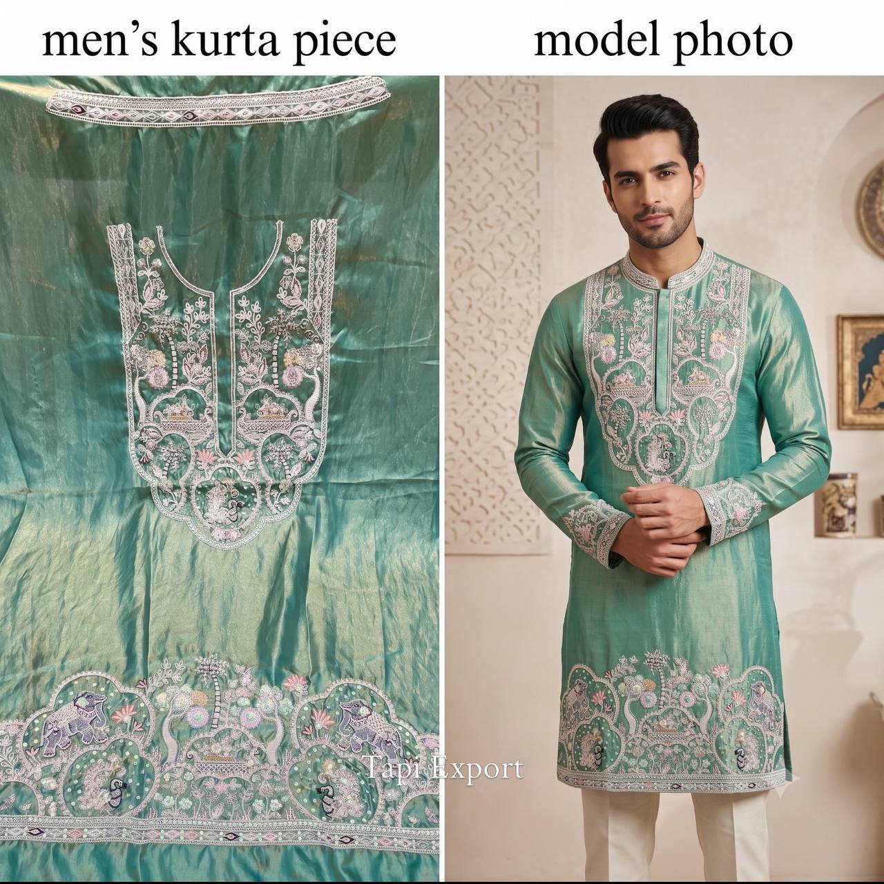 Black Embroidered Kurta 2 Black Embroidered Kurta - Image 2