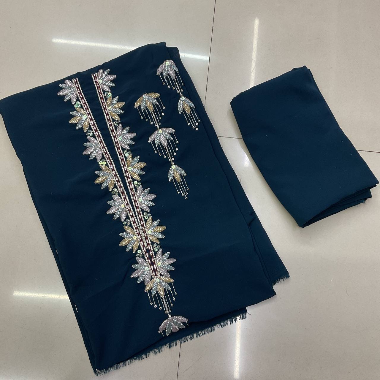 Embroidered Silk Kurta For Ethnic Wear 10 Embroidered Silk Kurta For Ethnic Wear - Image 10