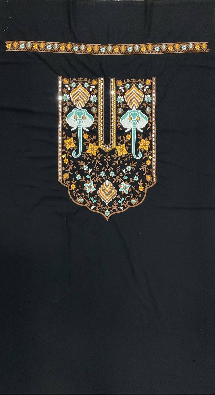 Black Embroidered Ethnic Kurta 3 Black Embroidered Ethnic Kurta - Image 3