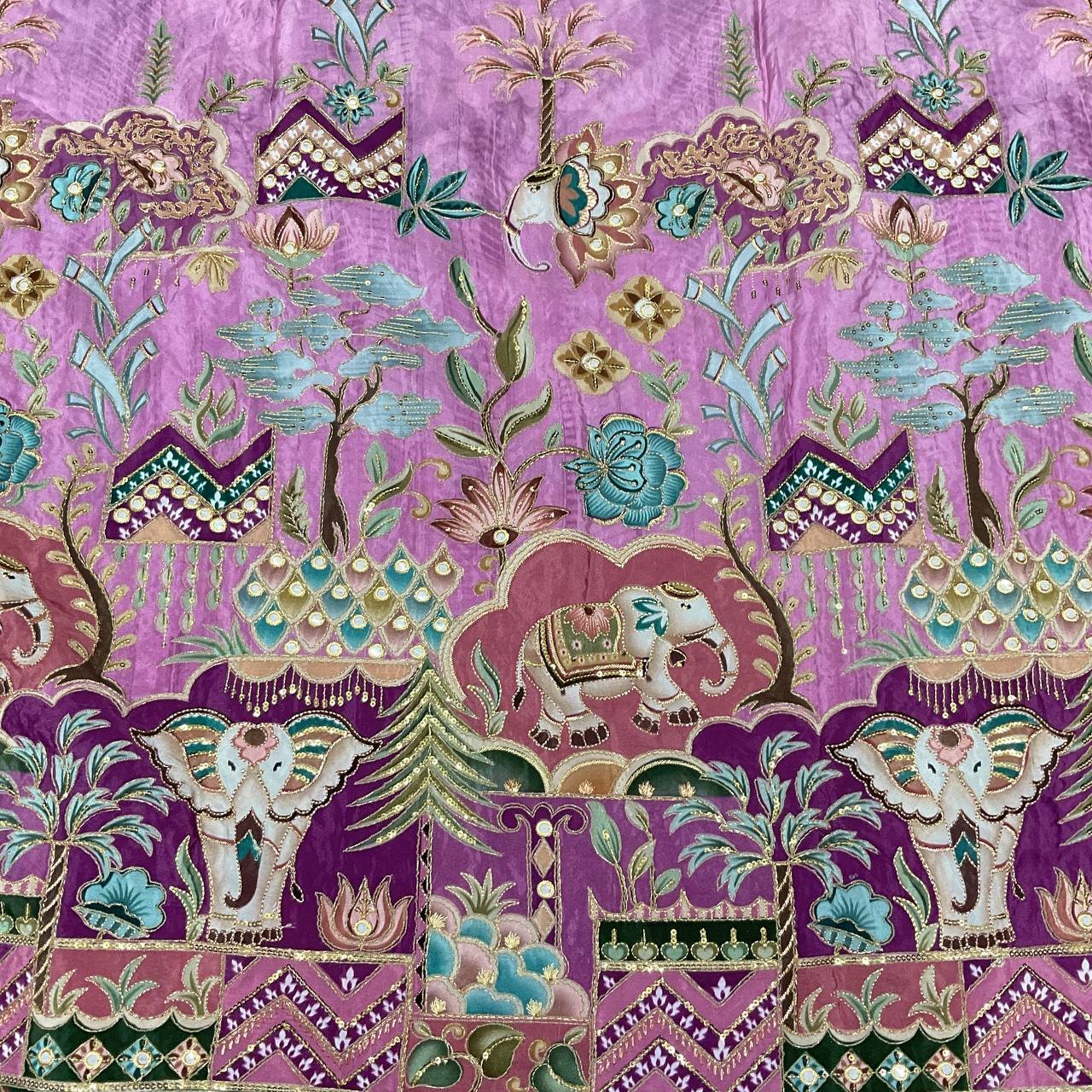 Ladies Ethnic Gown Fabric 7 Ladies Ethnic Gown Fabric - Image 7