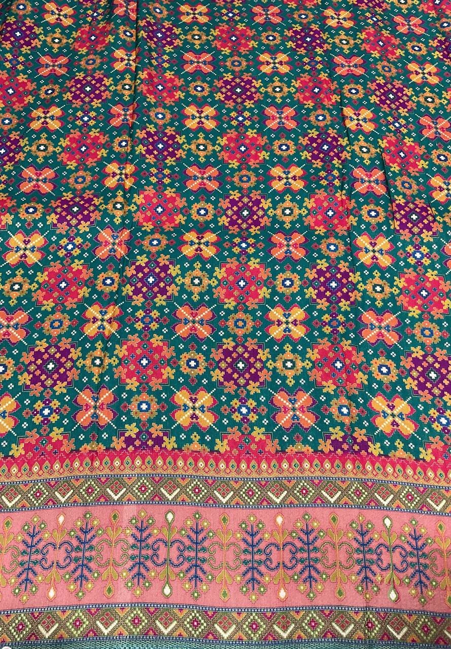Printed Ethnic Long Jacket Kurta Fabric 3 Printed Ethnic Long Jacket Kurta Fabric - Image 3