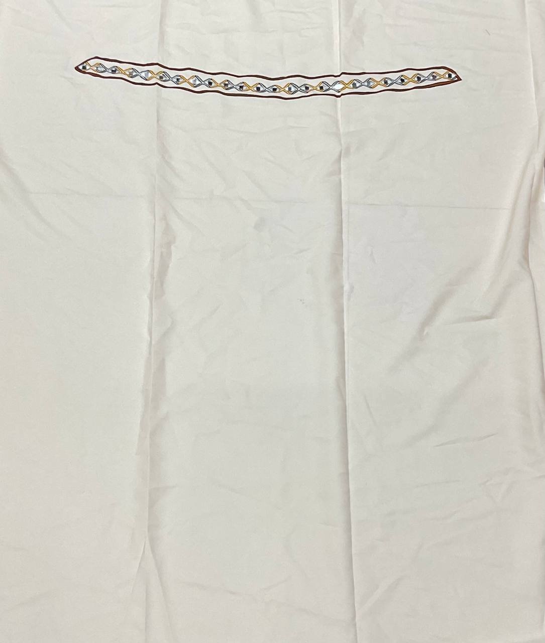 Off White Mens Ethnic Kurta 4 Off White Mens Ethnic Kurta - Image 4
