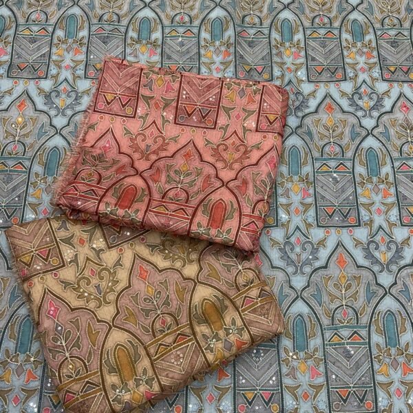 Home Page 2 Ethnic All Over Embroidered Fabric
