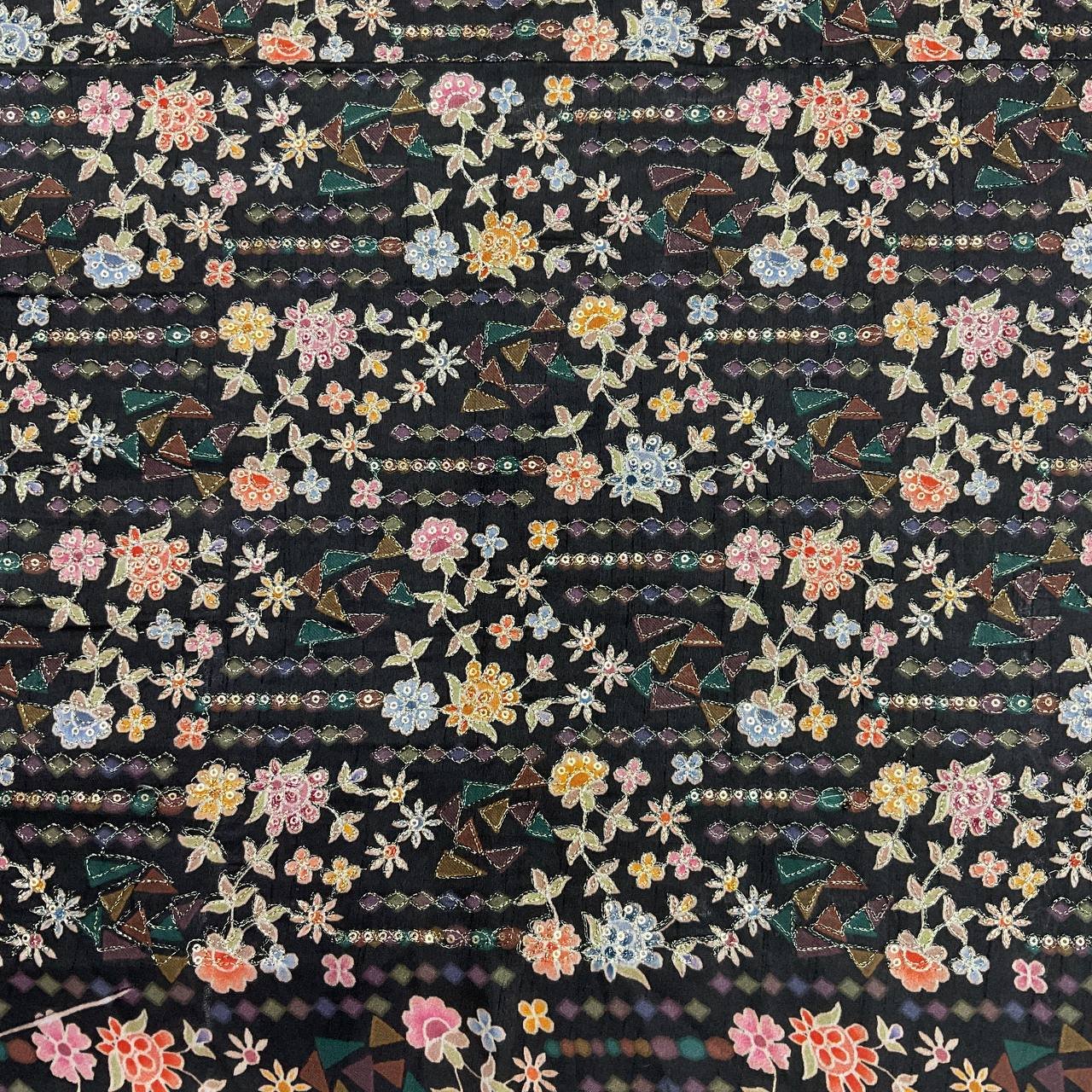 Floral Ethnic Kurta Fabric 7 Floral Ethnic Kurta Fabric - Image 7